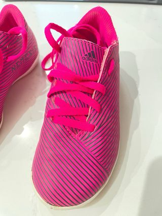 Zapatillas Adidas Nemezis Fútbol Rosa