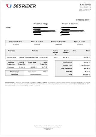 Garmin Forerunner 935 Negro