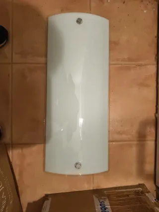 Lámpara techo cocina cristal