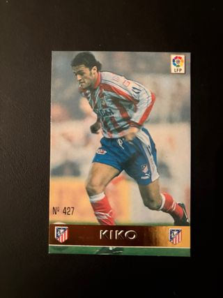 Cromo Kiko Narváez Atlético de Madrid
