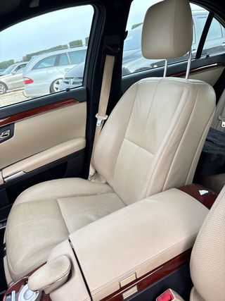 Asientos Piel Mercedes Clase S W221 (crema)