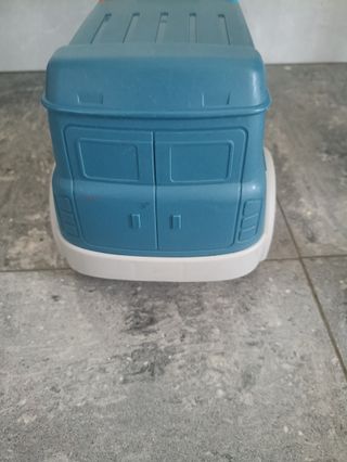 Camión de policía grande de juguete