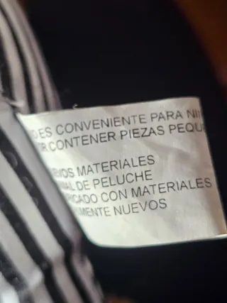Peluche oso marrón con pijama rayas