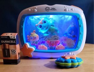 Juguete cuna Baby Einstein luz y movimiento