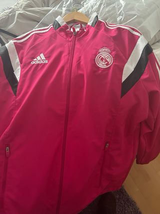 Chándal Real Madrid Adidas Rosa y Negro