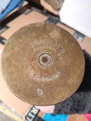 Bossolo artiglieria inerte WW2 1943