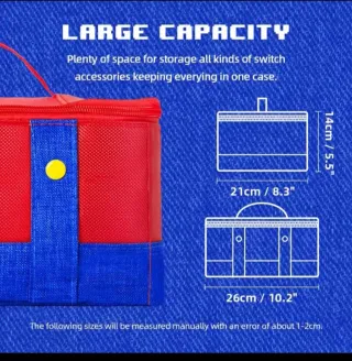 Bolsa Transporte Nintendo Switch Mario