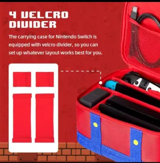 Bolsa Transporte Nintendo Switch Mario