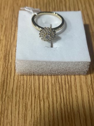 Anillo Talla 7 Laminado 14k