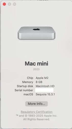 Mac Mini M2 - 2023