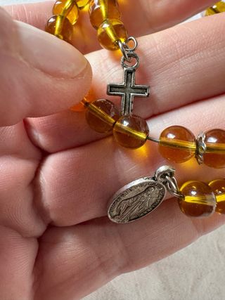 Braccialetti Rosario Rosa e Giallo