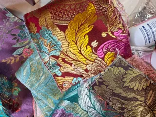 Lote Telas Falleras Restos 20 Unidades