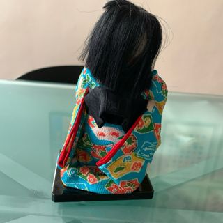 Coppia bambole giapponesi vintage autentiche