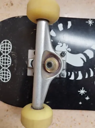 Skate Negro Diseño Tigre