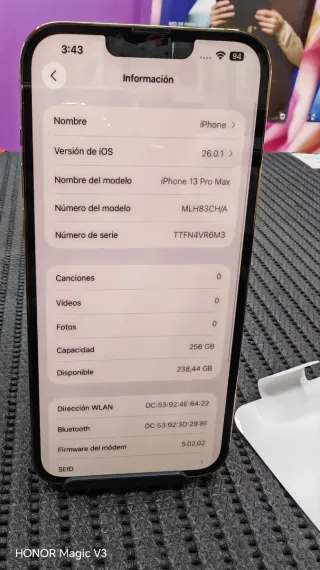 iPhone 13 Pro Max 256GB Oro