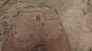 Zara Jeans Grises Mujer