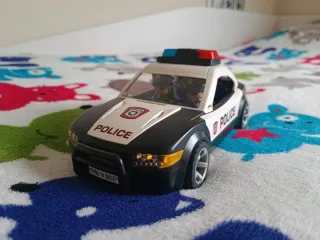 Coche Policía Playmobil con figuras