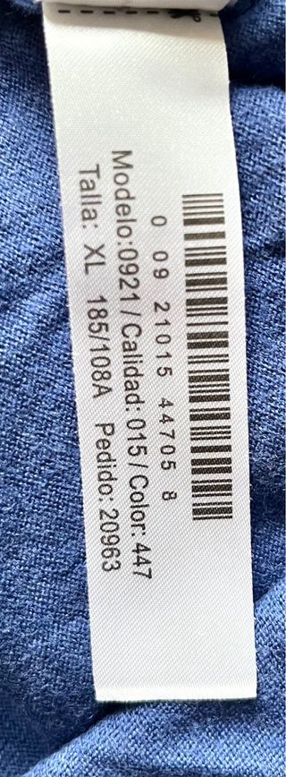 Jersey Massimo Dutti Algodón y Cachemira Talla XL