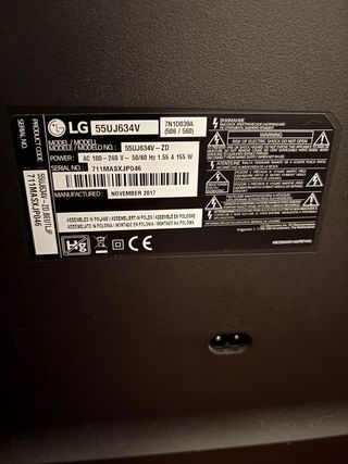 Televisor LG 55 UHD 4K 55UJ634V-ZD