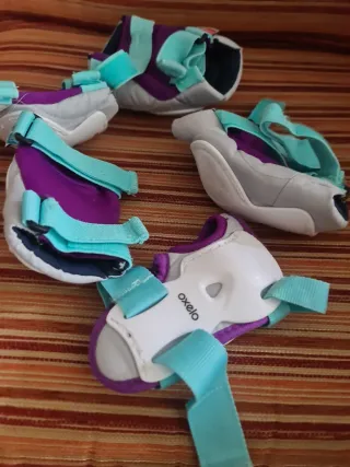 Rodilleras y coderas Oxelo para patinaje