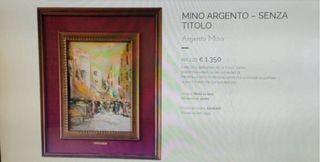 Dipinto di Mino Argento