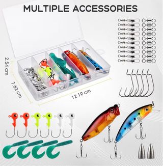 Caña y Carrete Pesca Gonex + Accesorios