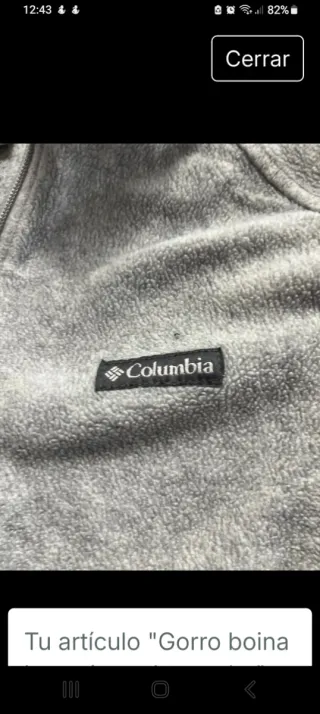 Forro polar Columbia gris