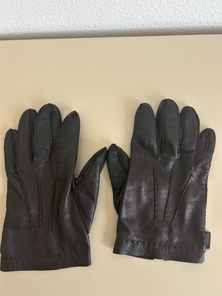 Guantes Gucci Cuero Marrón Talla 8/2