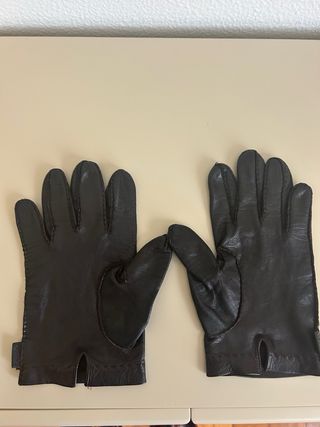 Guantes Gucci Cuero Marrón Talla 8/2