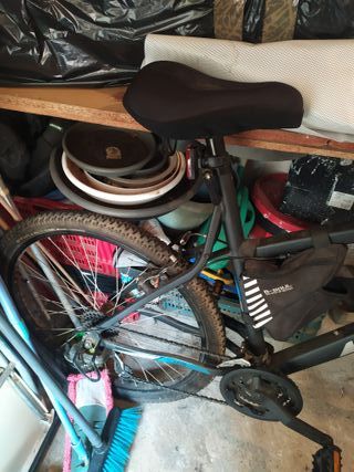 Bicicleta Rockrider Btwin Negra Montaña