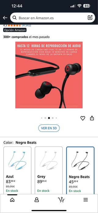 Beats Flex Auriculares Inalámbricos Chip Apple W