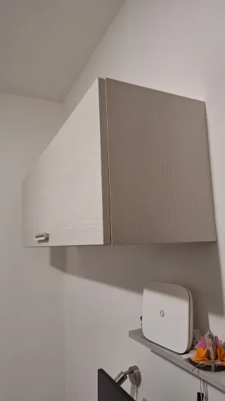 Mobiletto Vasistas Beige/Bianco