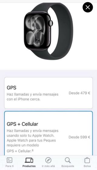 Apple Watch Series 11 GPS + Cellular PRECINTADO