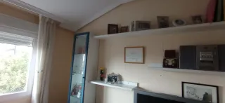 Mueble de salón cristal y madera