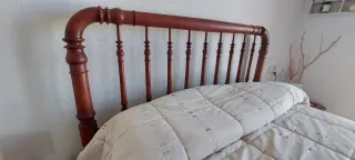 Cama vintage,somier articulado colchón de regalo