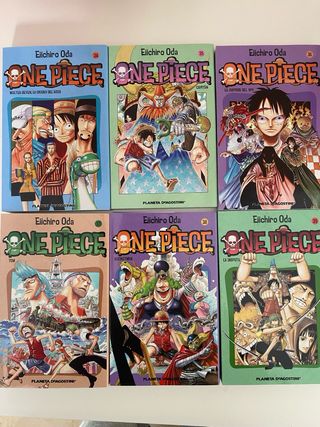 Mangas de One Piece 1-13, 15. Se hacen envíos.