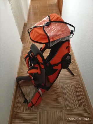 Mochila Portabebés Guto Naranja