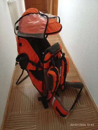 Mochila Portabebés Guto Naranja