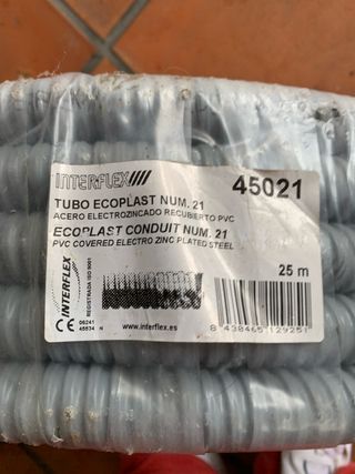 Tubo Interflex Ecoplast Num. 21 PVC