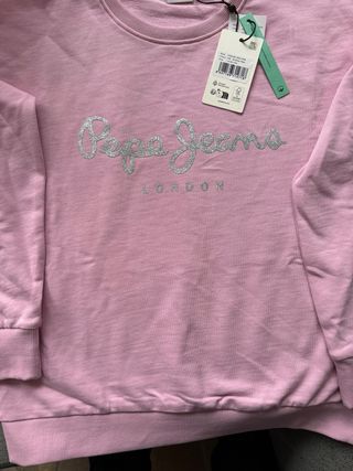 Jersey Pepe Jeans rosa talla 14/164