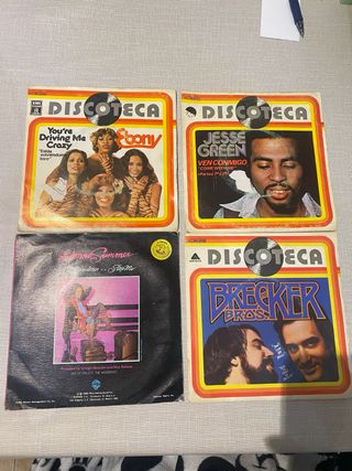Lote 4 singles vinilo Discoteca