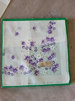 Fazzoletti fantasia floreali vintage