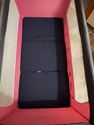 Cuna de viaje Asalvo rosa