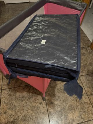 Cuna de viaje Asalvo rosa