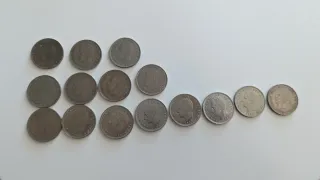 15 Monedas 25 Pesetas Mundial 1982