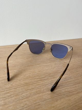 Ray-Ban Blaze Clubmaster Plata