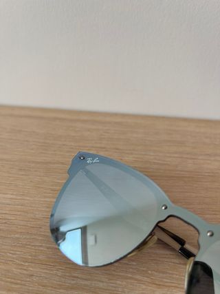 Ray-Ban Blaze Clubmaster Plata