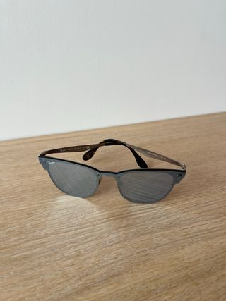 Ray-Ban Blaze Clubmaster Plata