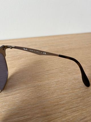 Ray-Ban Blaze Clubmaster Plata