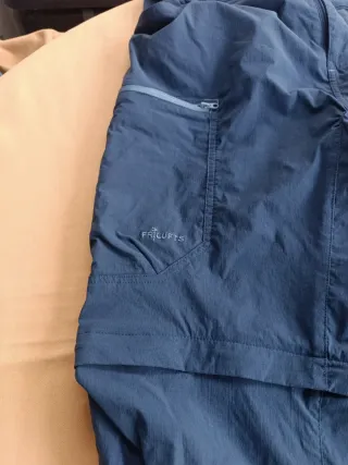 Pantalón trekking convertible azul